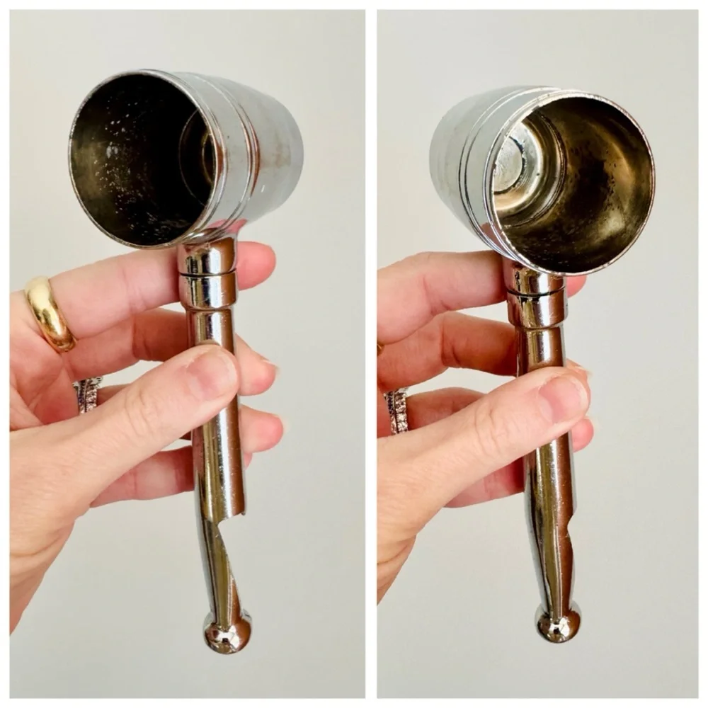 VTG Mr. Bartender Jigger & Bottle Opener Corkscrew, Multi-Tool Ice Gavel Hammer